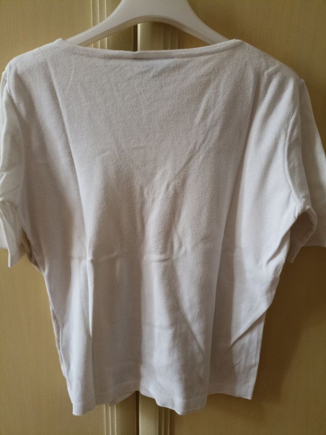 Maglia Aquascutum beige e bianca Tg.M