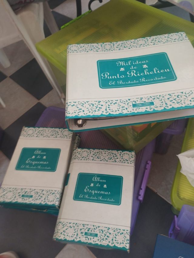Libros Bordado: Mil Ideas & Punto Richelieu