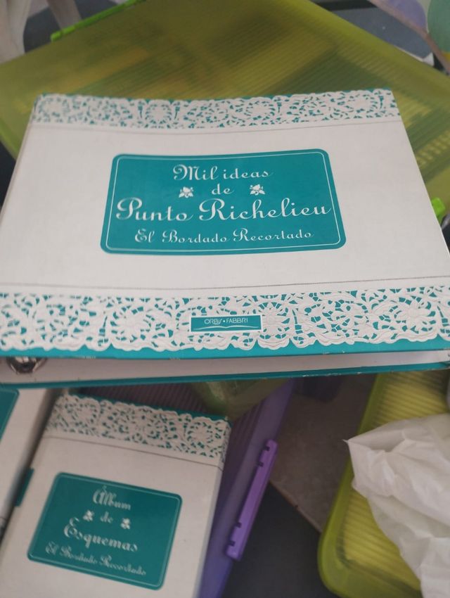 Libros Bordado: Mil Ideas & Punto Richelieu