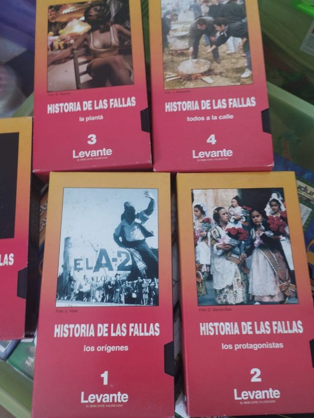 VHS: Historia de las Fallas (5 cintas)