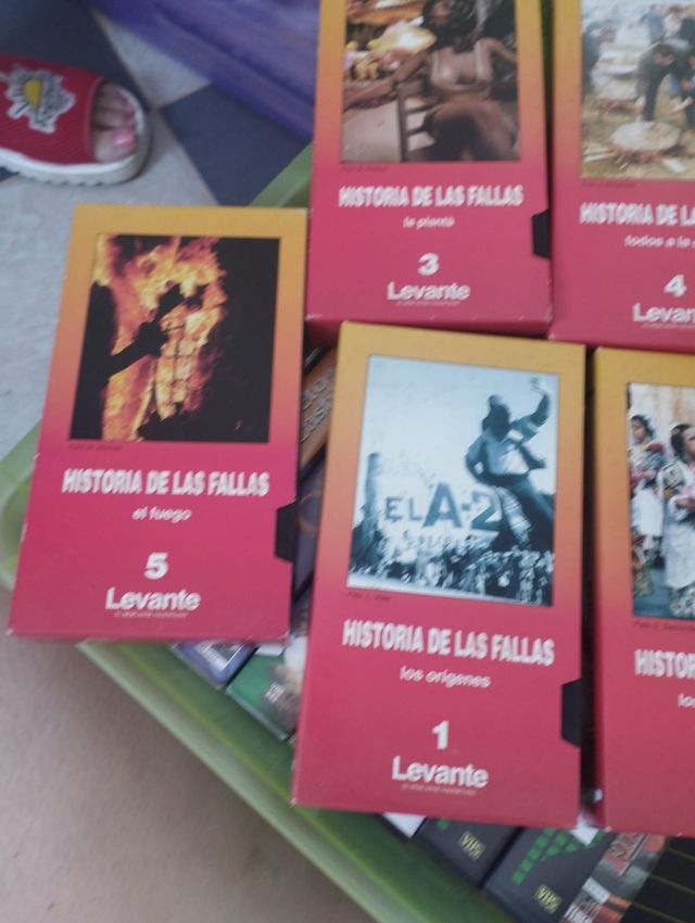 VHS: Historia de las Fallas (5 cintas)