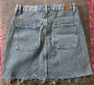 Gonna jeans corta - Blu