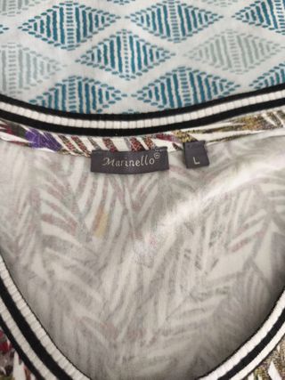 Camiseta Marinello multicolor manga corta