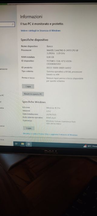 HP + MONITOR DEEL + TASTIERA + MAUSE