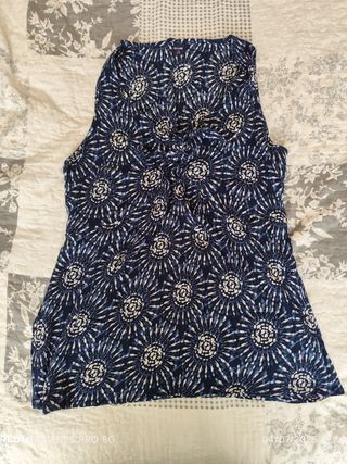 Camiseta Kiabi premamá L - Azul