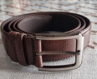 Cinturón cuero marrón hombre talla 120 
