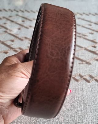 Cinturón cuero marrón hombre talla 120 