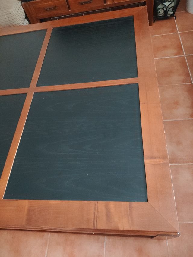 Mesa centro madera - diseño