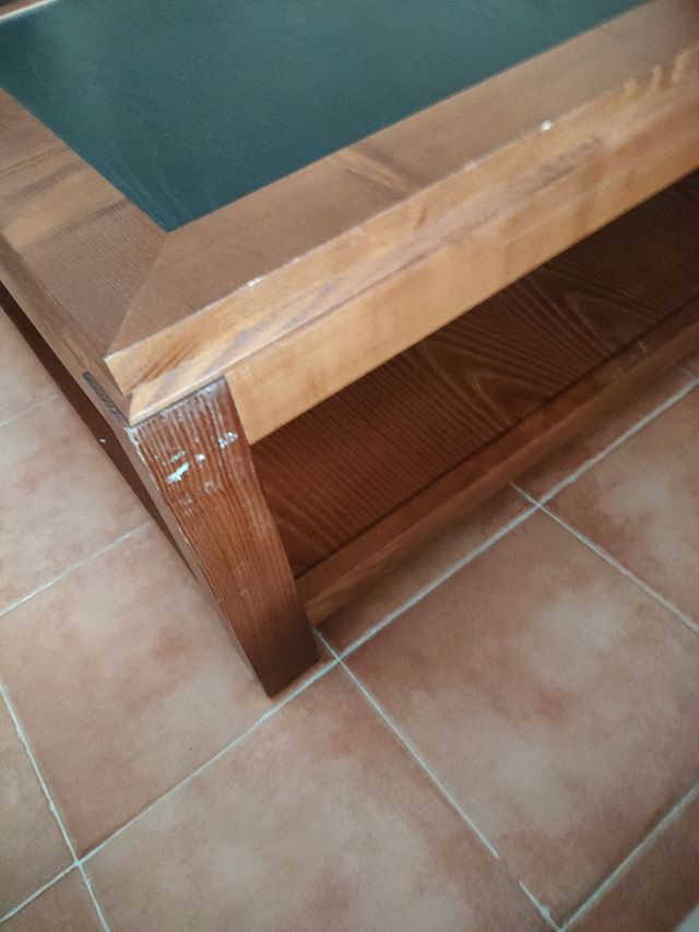 Mesa centro madera - diseño