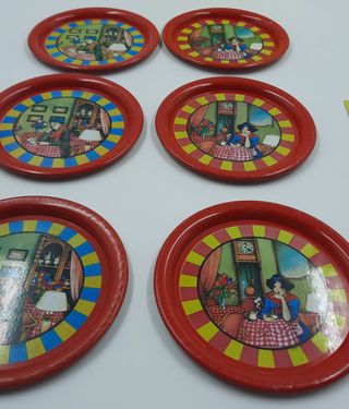 Sottobicchieri in metallo