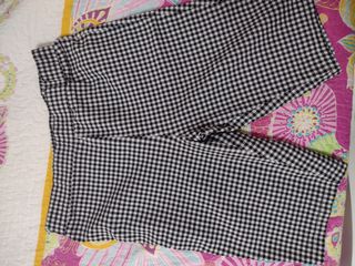 Short Falda Cuadros Blanco-Negro