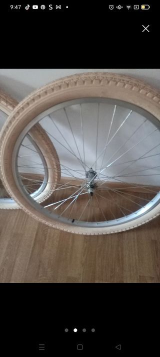 Ruedas bici 26" vintage