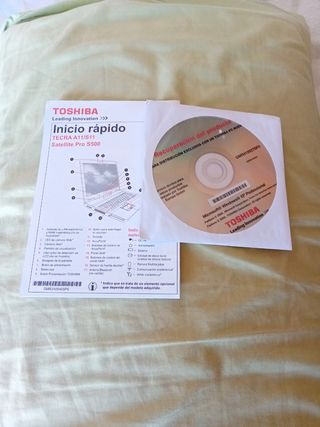 Disco recuperación Toshiba Windows XP