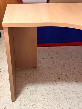 Escritorio esquinero madera - Beige
