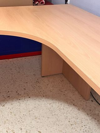 Escritorio esquinero madera - Beige