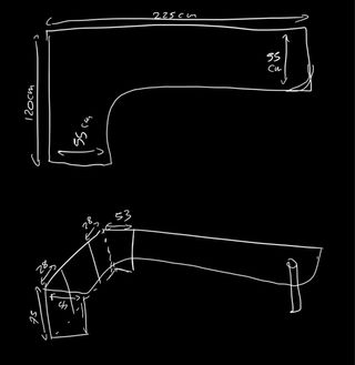 Escritorio esquinero madera - Beige