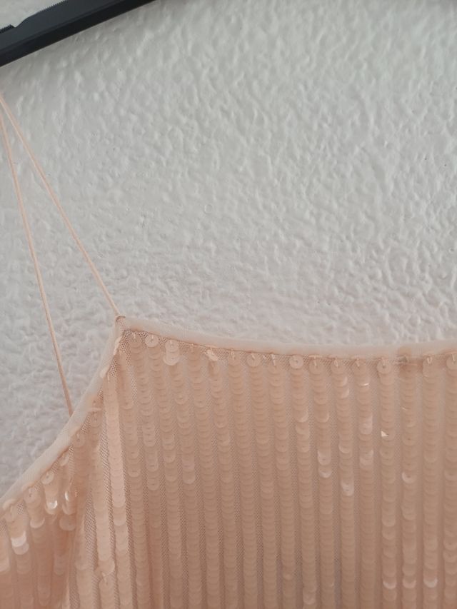 Vestido lentejuelas mango