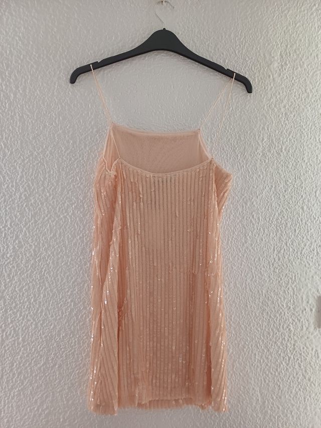 Vestido lentejuelas mango