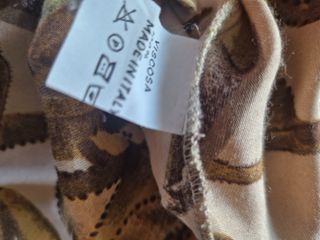 Camicia vintage beige e marrone