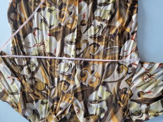 Camicia vintage beige e marrone