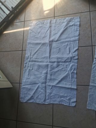 3 Federe Cuscino Cotone Bianche