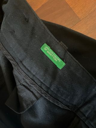 Pantaloni Benetton neri Tg 38