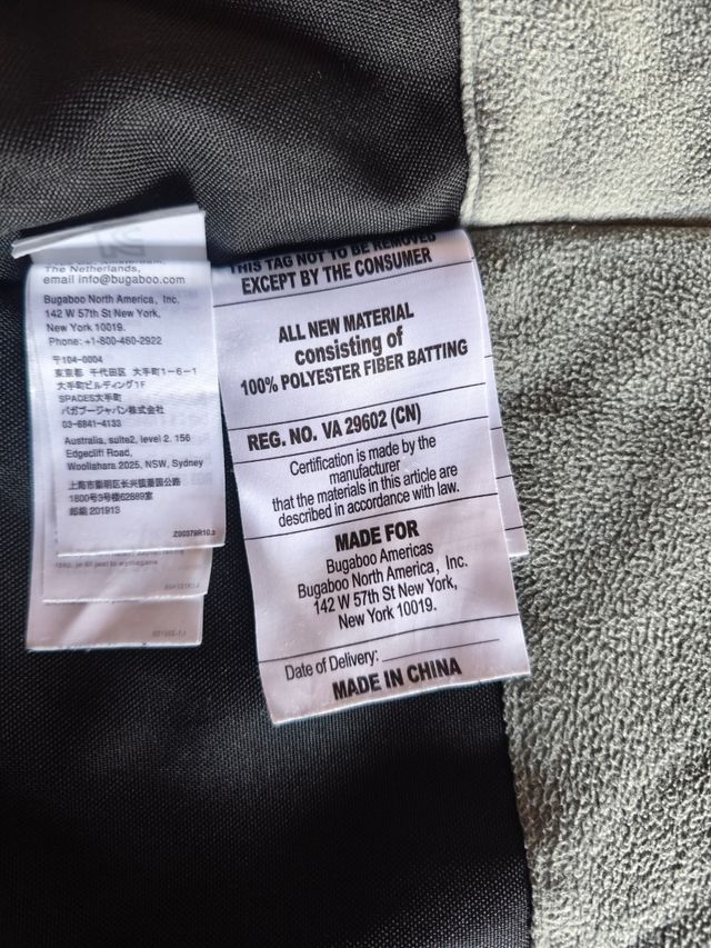 Saco Bugaboo Fox 3 gris 