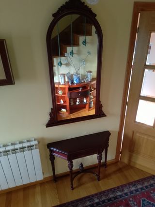 Mesa consola madera - marrón