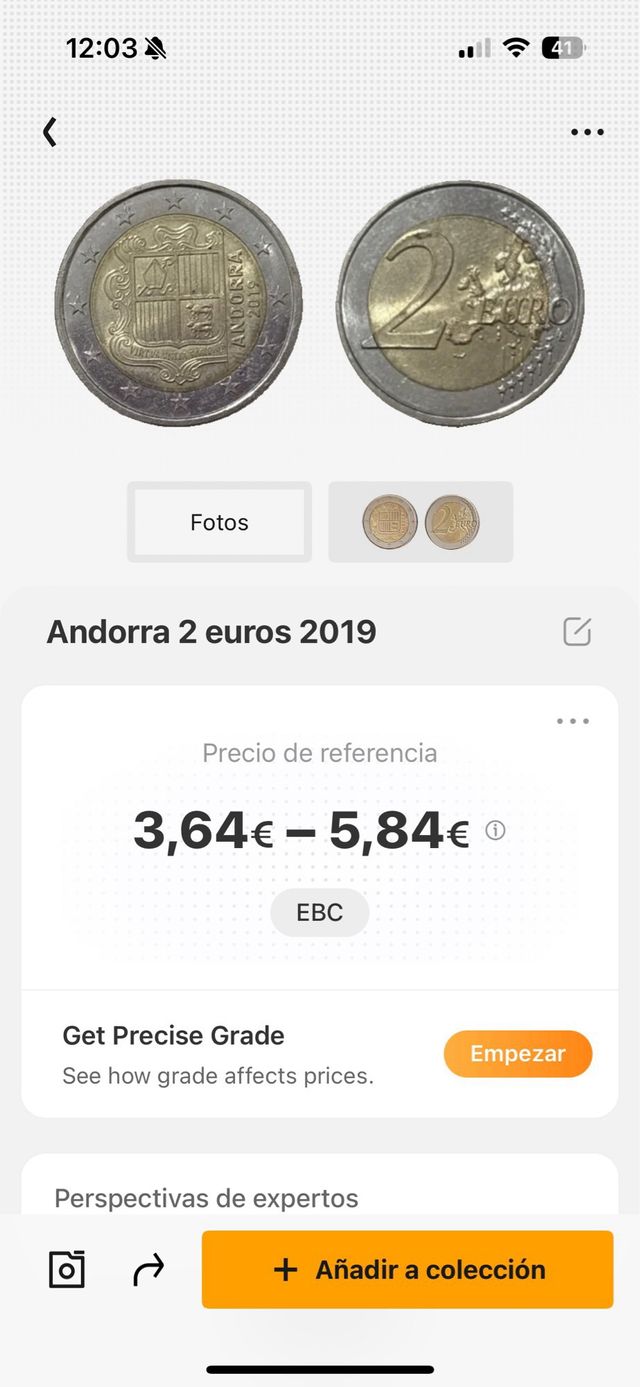 2€ Andorra 2019. EBC