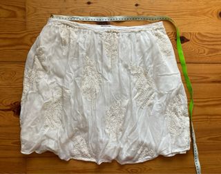 Falda Pedro del Hierro blanca - M