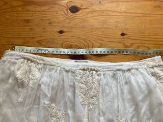 Falda Pedro del Hierro blanca - M