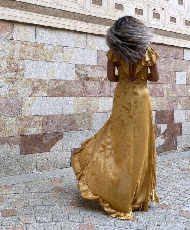 Vestido Volantes ZARA S/M