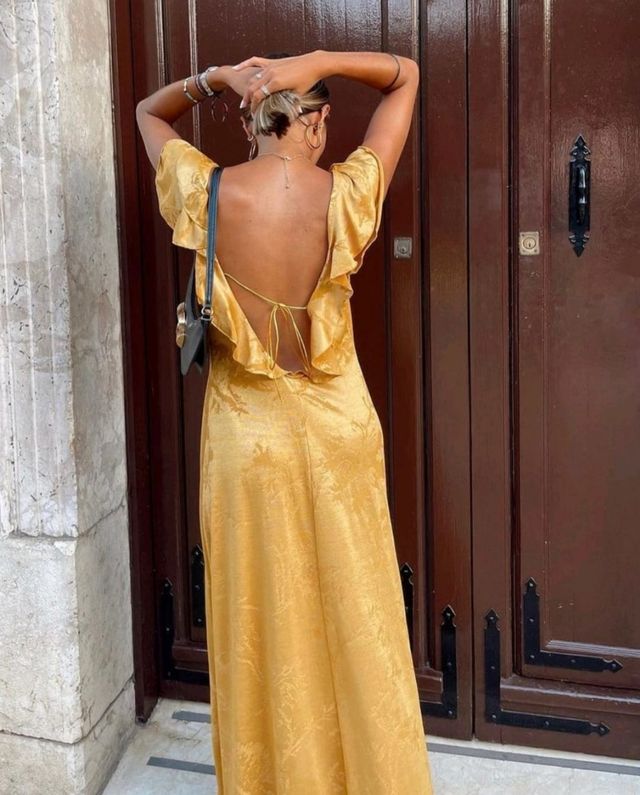 Vestido Volantes ZARA S/M