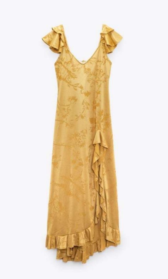 Vestido Volantes ZARA S/M