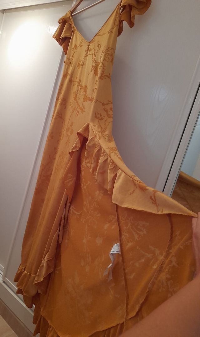 Vestido Volantes ZARA S/M