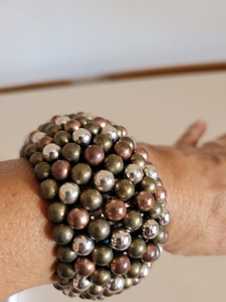 Braccialetto Perle con elastico,colori tenui