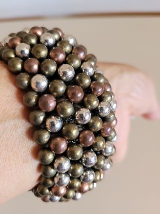 Braccialetto Perle con elastico,colori tenui