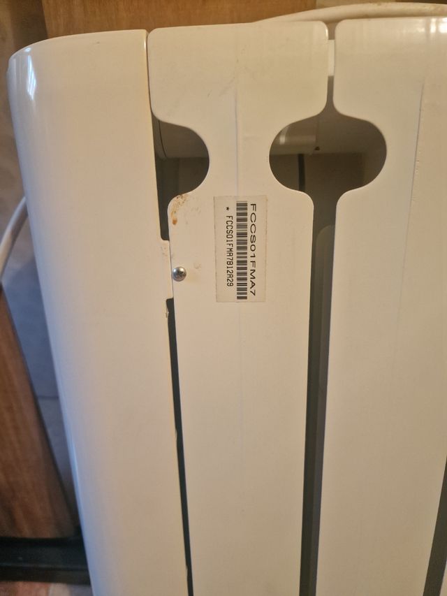 Radiador eléctrico blanco