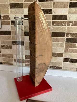 Portafiore legno artigianale