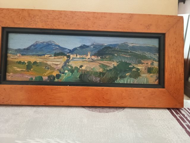 Cuadro paisaje de Corça J.Santaló.SE ADMITENOFERTA
