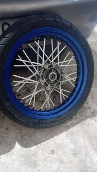 Llantas sm azules anodizadas