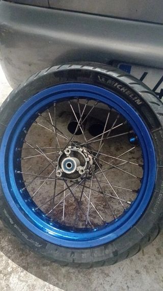 Llantas sm azules anodizadas
