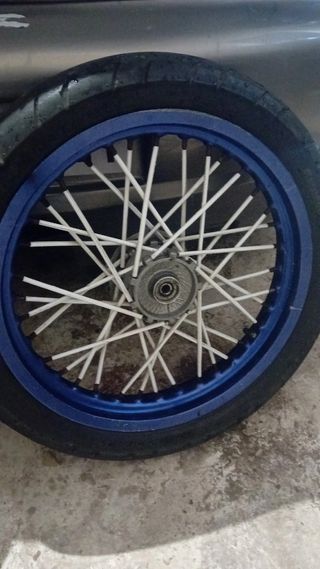 Llantas sm azules anodizadas