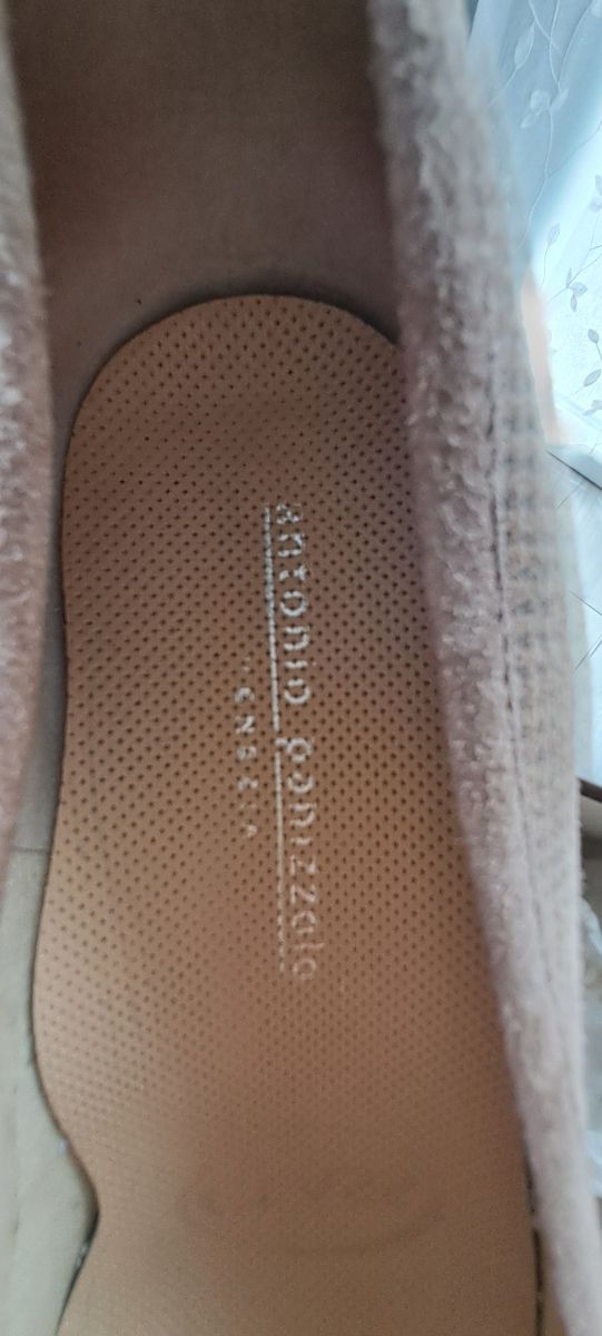 Scarpe beige c/fiocco - n.36