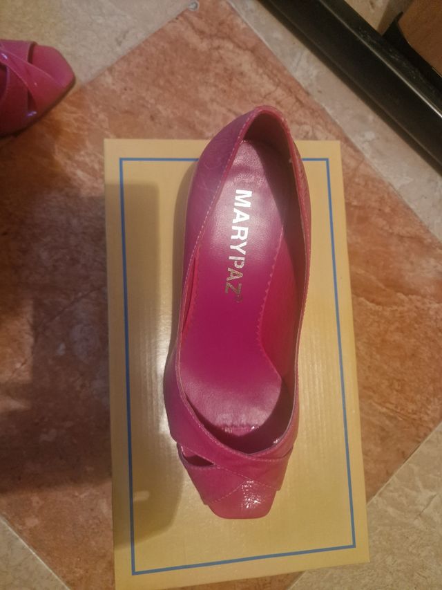 Tacones rosa MARYPAZ - talla 36