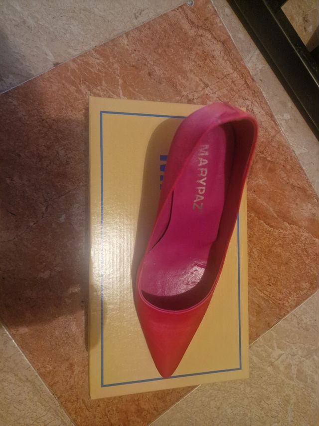 Tacones MARPAZ rosa, talla 36