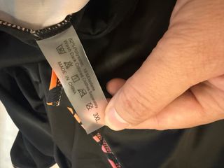 Burkini deportivo mujer rojo-negro