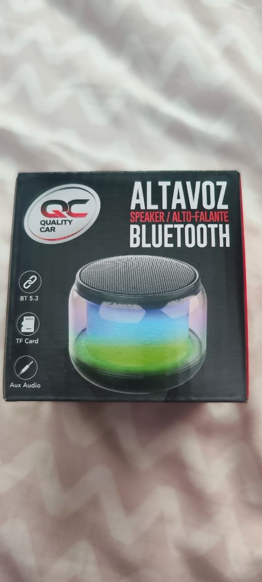 Altavoz Bluetooth Portátil con Luces