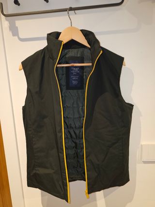 Chaleco verde oliva hombre talla s
