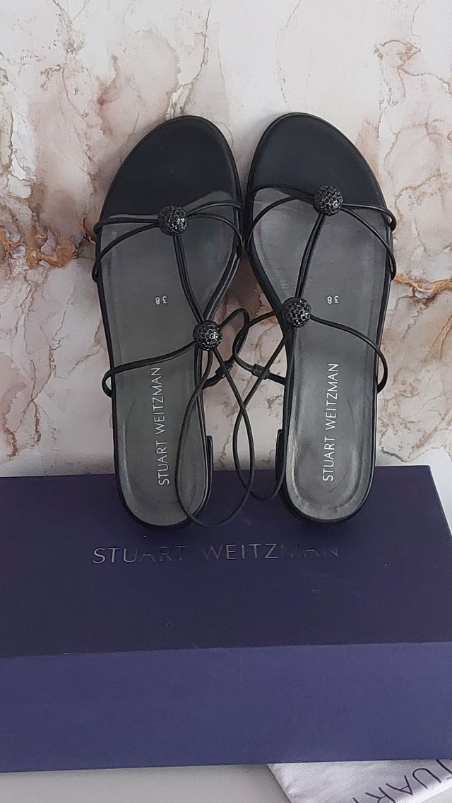 Sandalias Stuart Weitzman negras